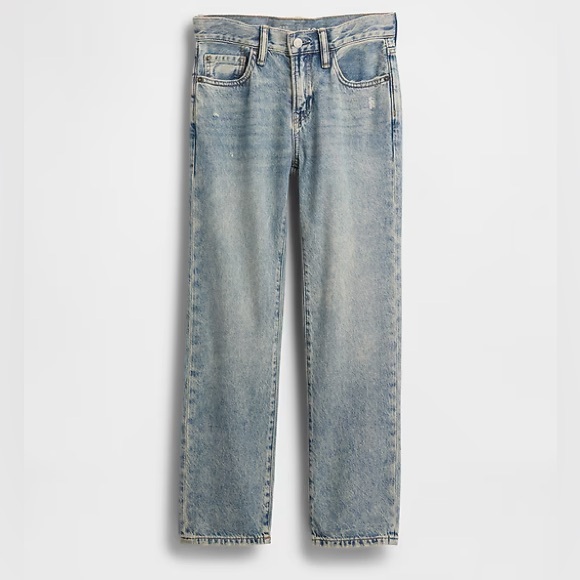 Gap Original Straight Jeans - Boy’s 16 - New - Picture 3 of 11